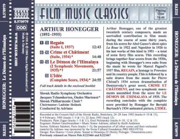 CD Arthur Honegger: Le Démon de l'Himalaya (Crime et Châtiment • Regain • L'Idée)