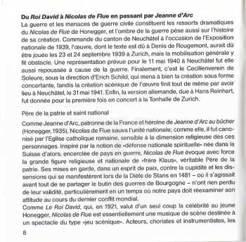 CD Arthur Honegger: Nicolas De Flue
