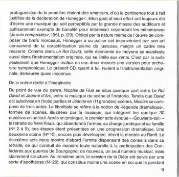 CD Arthur Honegger: Nicolas De Flue