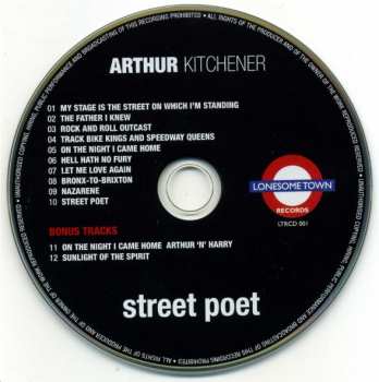 CD Arthur Kitchener: Street Poet