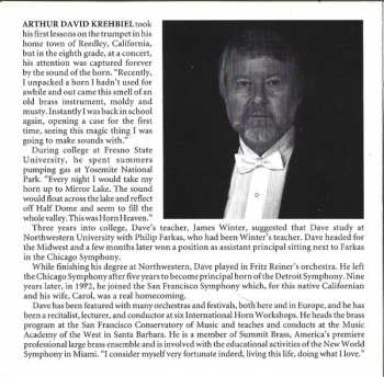 CD Arthur Krehbiel: Orchestral Excerpts For Horn