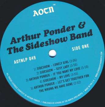 LP Arthur Ponder: Arthur Ponder & The Sideshow Band