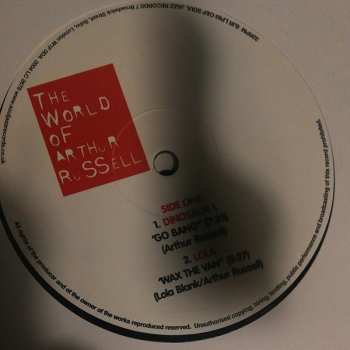 3LP Arthur Russell: The World Of Arthur Russell