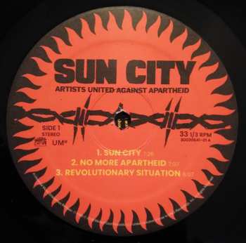 LP Artists United Against Apartheid: Sun City