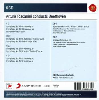 6CD/Doos Arturo Toscanini: Arturo Toscanini conducts Beethoven