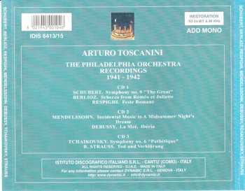 3CD The Philadelphia Orchestra: The Philadelphia Orchestra Recordings - Schubert, Mendelssohn, Berlioz, Tchaikovsky, Debussy, Strauss, Respighi - Recordings 1941-1942
