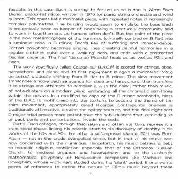 CD Arvo Pärt: Collage