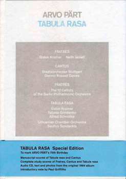 CD Arvo Pärt: Tabula Rasa DLX