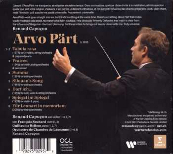 CD Arvo Pärt: Tabula Rasa DIGI