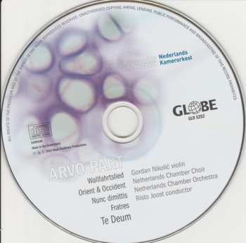 CD Arvo Pärt: Te Deum