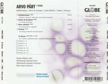 CD Arvo Pärt: Te Deum