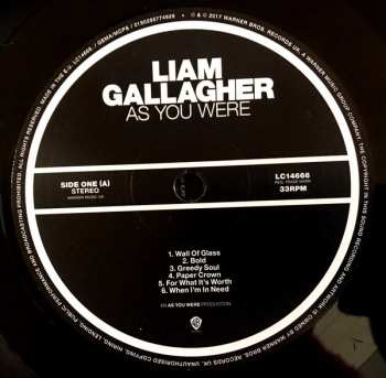 LP Liam Gallagher: As You Were