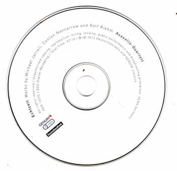CD Conlon Nancarrow:  Echtzeit - Works By Michael Jarrell, Conlon Nancarrow And Rolf Riehm