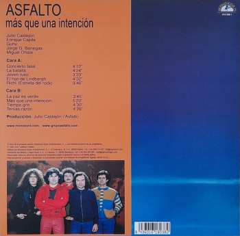 LP Asfalto: Más Que Una Intención CLR
