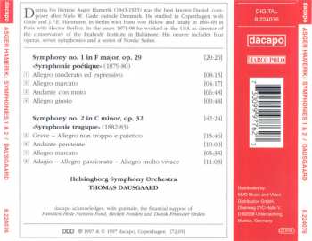 CD Thomas Dausgaard: Symphony No. 1 »Symphonie Poétique« / Symphony No. 2 »Symphonie Tragique«