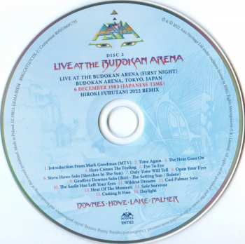 2LP/2CD/Doos/Blu-ray Asia: Live At The Budokan Arena Tokyo, Japan 1983 DLX | LTD | CLR