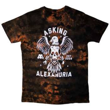 Merch Asking Alexandria: Asking Alexandria Unisex T-shirt: Eagle Skull (wash Collection) (small) S