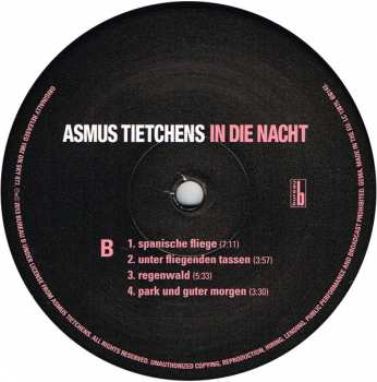 LP Asmus Tietchens: In Die Nacht
