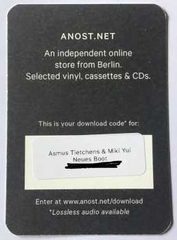 LP Asmus Tietchens: Neues Boot