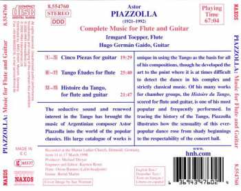 CD Astor Piazzolla: Complete Music For Flute And Guitar