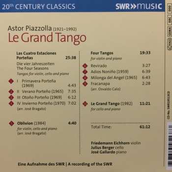 CD Astor Piazzolla: Le Grand Tango