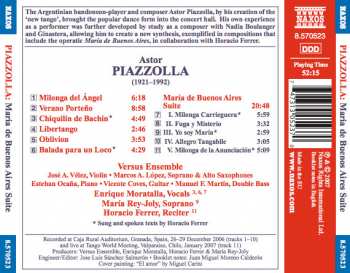 CD Astor Piazzolla: Maria De Buenos Aires, Verano Portenio, Milonga Del Angel