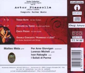 CD Astor Piazzolla: Complete Guitar Music