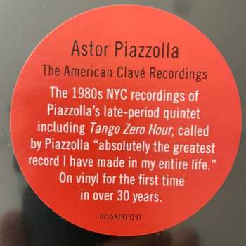 3LP/Doos Astor Piazzolla: The American Clavé Recordings