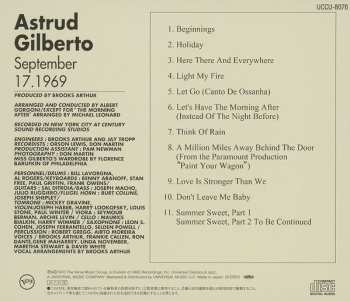 CD Astrud Gilberto: September 17, 1969 LTD