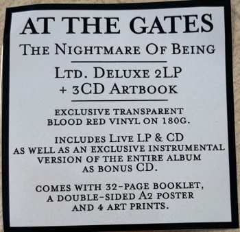 2LP/3CD/Doos At The Gates: The Nightmare Of Being DLX | LTD | CLR