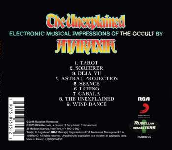CD Ataraxia: The Unexplained (Electronic Musical Impressions Of The Occult)
