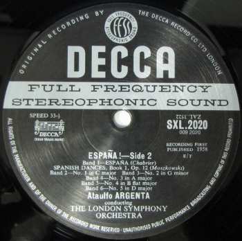 LP The London Symphony Orchestra: España