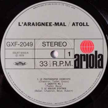 LP Atoll: L'Araignée-Mal