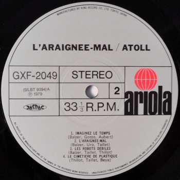 LP Atoll: L'Araignée-Mal
