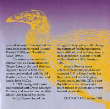 CD Atomic Rooster: In Hearing Of DIGI