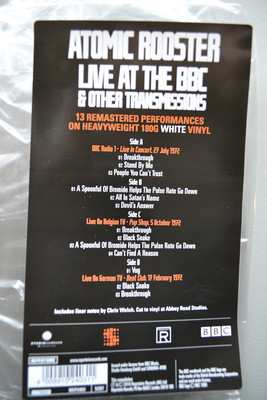 2LP Atomic Rooster: Live At The BBC & Other Transmissions CLR
