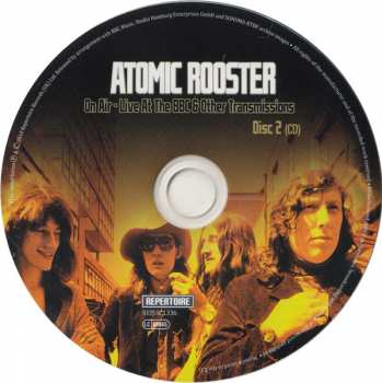 2CD/DVD Atomic Rooster: On Air - Live At The BBC & Other Transmissions