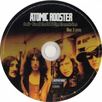 2CD/DVD Atomic Rooster: On Air - Live At The BBC & Other Transmissions