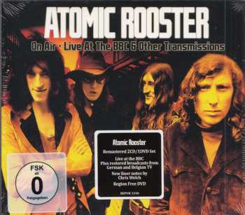 2CD/DVD Atomic Rooster: On Air - Live At The BBC & Other Transmissions