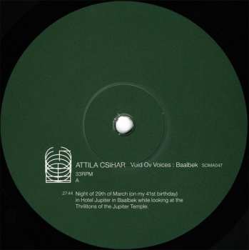 LP Attila Csihar: Void Ov Voices : Baalbek
