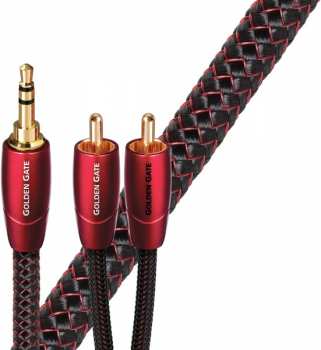 Audiotechnika Audioquest Golden gate JR - audio kabel 3,5 jack - 2 x RCA