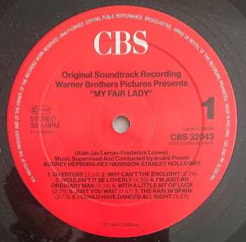 LP Audrey Hepburn: My Fair Lady