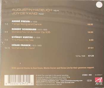CD Robert Schumann: Tango / Sonata Op.105 / Tre Pezzi / Sonata In A