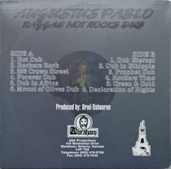 LP Augustus Pablo: Raggae Hot Rocks Dub
