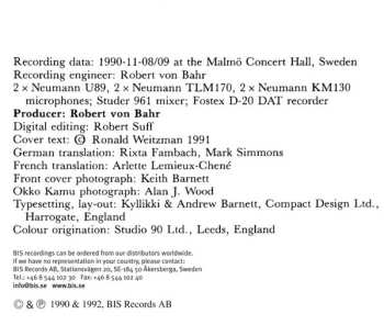 CD Malmö Symphony Orchestra: Sunrise Serenade - Symphony No.2 - Symphony No.6 ('From A New Zealand Diary')