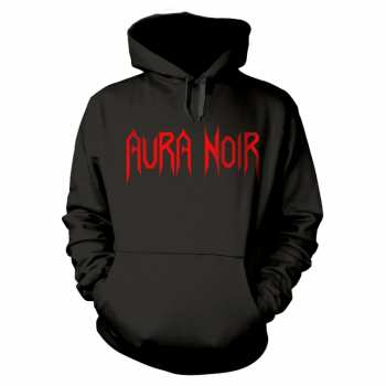 Merch Aura Noir: Hoodie Met Capuchon Logo Aura Noir