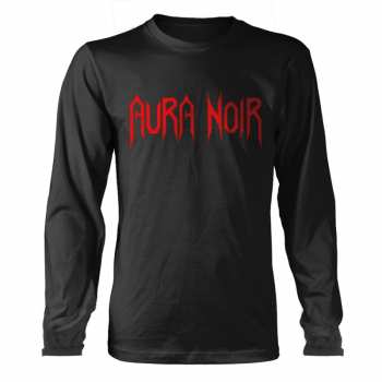 Merch Aura Noir: T-shirt Met Lange Mouwen Logo Aura Noir
