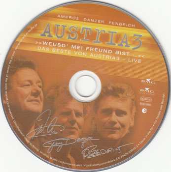 CD Austria 3: Weusd' Mei Freund Bist... Das Beste von Austria3 - Live
