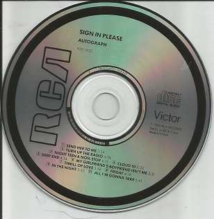 CD Autograph: Sign In Please
