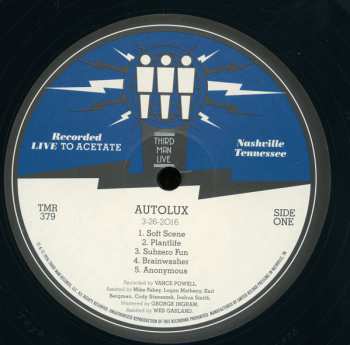 LP Autolux: Live at Third Man Records